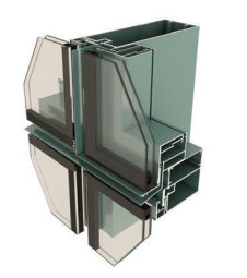 185系列隱框、半隱框幕墻