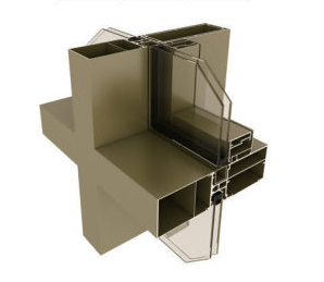 212系列明框、半隱框幕墻